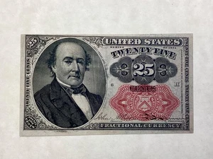 ~Fr 1309 - 25 CENTS FIFTH 5TH ISSUE US FRACTIONAL CURRENCY - WALKER - Picture 1 of 2