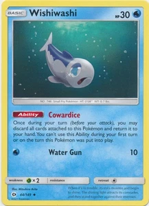 Wishiwashi 44/149 Uncommon - Pokemon Sun & Moon Base Set - Picture 1 of 1