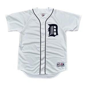 Vintage 90s Majestic Detroit Tigers Made in USA Baseball Jersey Mens Medium - Picture 1 of 9