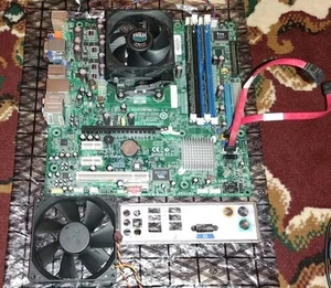 HP 5188-8535 MCP61PM-HM DESKTOP PC MOTHERBOARD WITH CPU AND 4GB RAM - Afbeelding 1 van 13