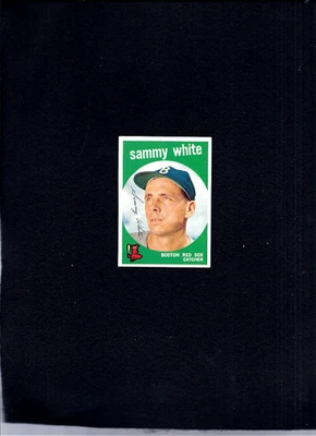 NMT 1959 Topps Boston Red Sox Baseball card #486 Sammy White. High Grade. - Image 1 of 2