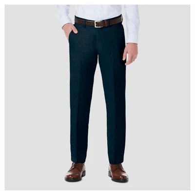 Pantalones Haggar H26 Para Hombre Performance 4 Vías Elastizados Calce Recto Azul Marino 36x32 Nuevos con Etiquetas Foto 1 de 2
