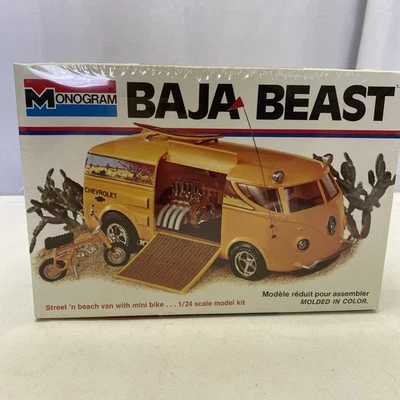 Monogram  Baja Beast Street ‘n Beach Van w/ Mini Bike #7527 Factory Sealed NEW - Image 1 of 4