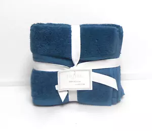 Hotel 2 Deep Turquoise Cotton Hand Towels - Picture 1 of 2
