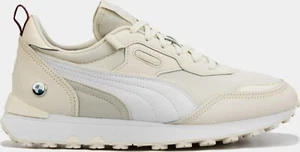 Sneakers Uomo Taglia 10.5 Puma BMW F1 Motorsport Rider FV 307605 03 Bianco Beige - Foto 1 di 6
