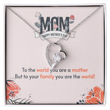 You're The World Forever Gold Love Necklace | Mother's Day Gift | Necklace for M