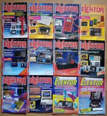 44x Elektor aus 1990ern Elektronik Magazin Hefte Computer Technik Sammlung Chip - Bild 1 von 4