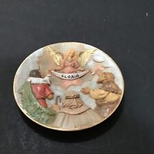 1997 Fontanini Plate “Gloria, Angel’s Message” Sculpted Collection Limited Plate
