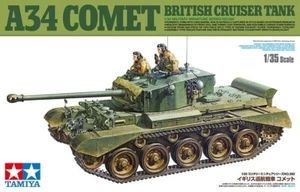 Tamiya 35380 1/35 Scale Military Model Kit WWII British Cruiser Tank A34 Comet - Picture 1 of 6