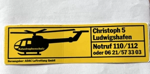 Aufkleber RTH CHR 5 Ludwigshafen - Bild 1 von 1