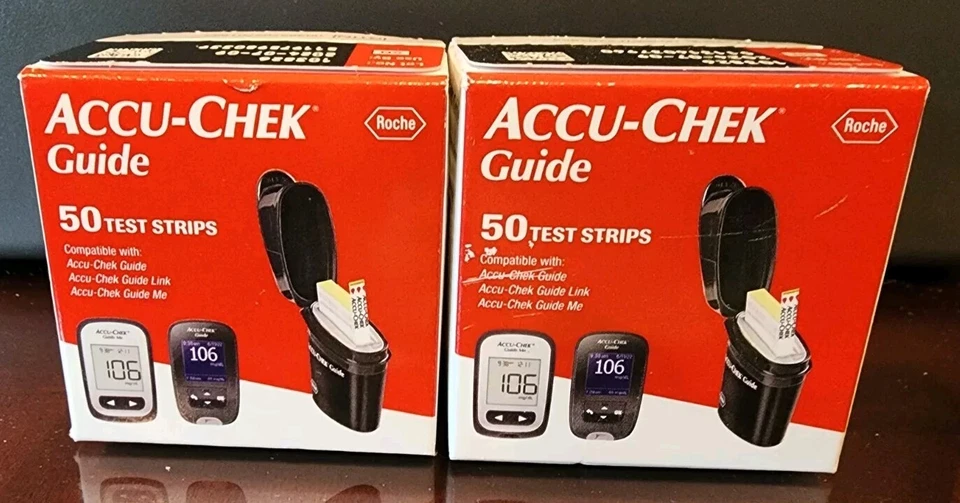 Accu-Chek Guide Teststreifen 100 Stück Blutzuckertest für Diabetiker Ablaufdatum 09/2025 - Bild 1 von 1