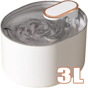 Katzenbrunnen 3L Trinkbrunnen für Katzen Hunde USB Wasserbrunnen mit LED DHL - Bild 1 von 13