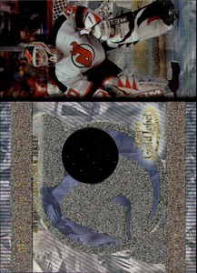 2000-01 (DEVILS) Topps Gold Label Game-Worn Jerseys #GLJMB Martin Brodeur Jsy