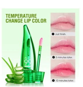 ALOE VERA LIP OIL, TINT COLOUR CHANGING MOISTURIZING LIPSTICK - Picture 1 of 5