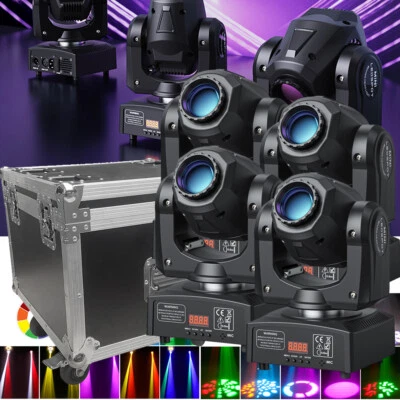 U`King 120W 8 Gobo RGBW LED Moving Head DMX DJ luz de escenario fiesta Halloween Spot