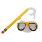 Kid's Anti Fog Diving Mask and Dry Snorkel Set Comfortable Fit Easy Adjustment