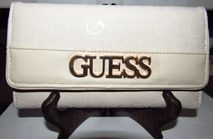 Genuine Guess "Booker" Envelope Wallet in Stone FREE USA SHIPPING! - Picture 1 of 3