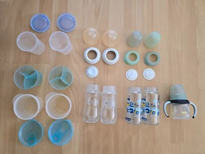 Flaschen Set Avent Babylove Baby Pulverportionierer Schnullerbehälter Gefrier - Bild 1 von 4