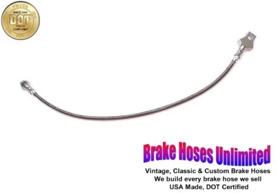 MANGUERA DE FRENO TRASERA INOXIDABLE Ford Truck F100 / F150 4x4, 1975 1976 1977, con elevación de 4" Foto 1 de 2