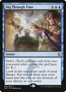 MTG Dig Through Time NM - Khans of Tarkir - Picture 1 of 1