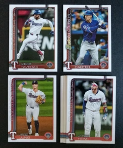 2025 Topps ~ Texas Rangers 10 Card Team Set ~ Series 1 - Picture 1 of 2