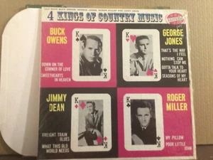 Owens, Jones, Miller, Dean-4 Kings Of Country Music, vinyl LP, 1966 NLP 2032, EX - Picture 1 of 4
