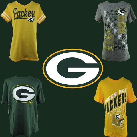 Green Bay Packers NFL Team Apparel Youth Tee - Multiple Styles Available! Cover