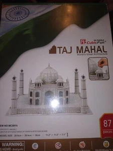 Cubicfun 3d Puzzle Taj Mahal:World's Greatest Architecture-87 pieces - Picture 1 of 2