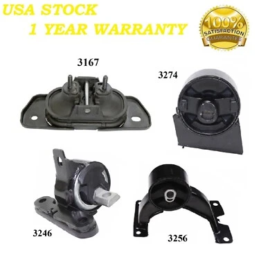 Montaje de motor y transmisión 4 piezas adecuado para Dodge Avenger 2011-2014 3,6 L - transmisión automática Foto 1 de 4