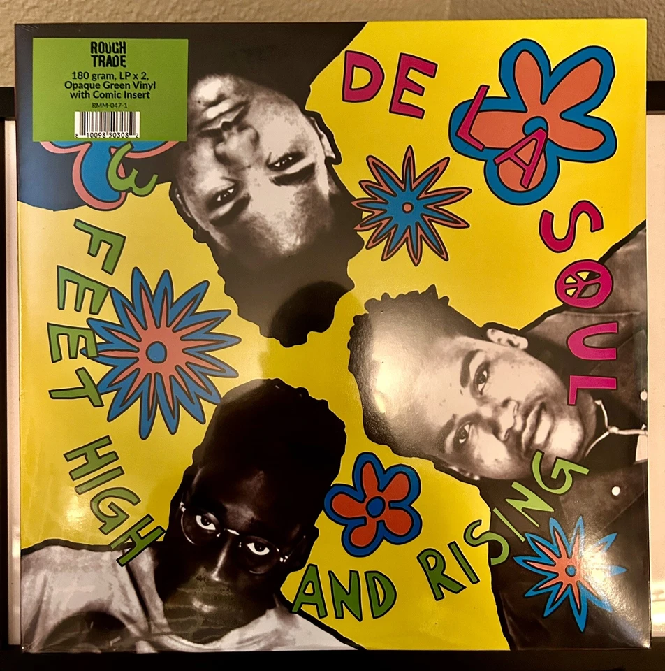 NEW De La Soul 3 Feet High And Rising 2LP Opaque Green Vinyl Record 2023 Rough - Image 1 of 1