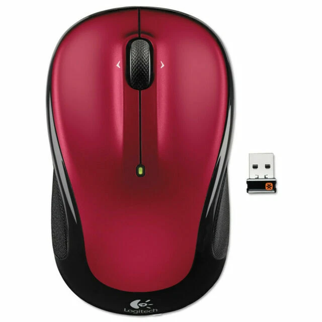 Logitech M325 (910-002651) Wireless Mouse - Red