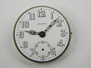 VINTAGE 1919 POST WW1 ZENITH OFFICERS TRENCH MENS 16J 3AP WATCH MOVEMENT -REPAIR - Picture 1 of 10