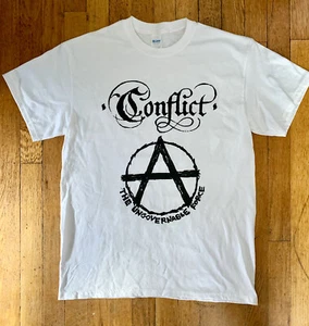 Conflict - 'Ungovernable Force' T-Shirt (punk crass damned flux mob zounds joy) - Bild 1 von 2