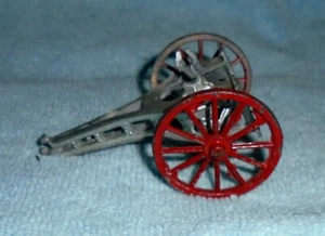 Vintage Barclay Lead Cannon Spoked Wheels BC2 Carriage Only - Repair / Repurpose - Picture 1 of 12