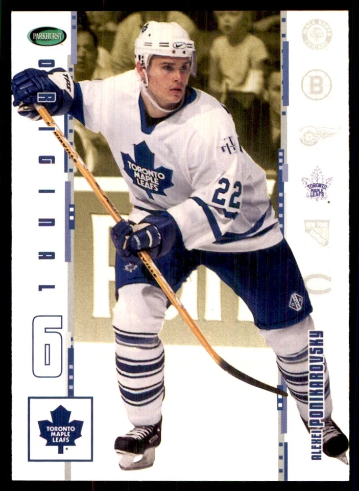 2003-04 Parkhurst Original Six Toronto Alexei Ponikarovsky Toronto Maple Leafs - Image 1 of 2