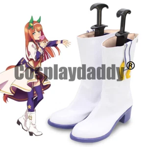 Uma Musume Pretty Derby Silence Suzuka Idol Stage Ver. Zapatos Cosplay Botas X002 - Imagen 1 de 4