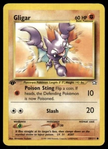 Pokemon Tcg Neo Genesis WOTC NM Regular Gligar [1st Edition] #59 - Picture 1 of 2
