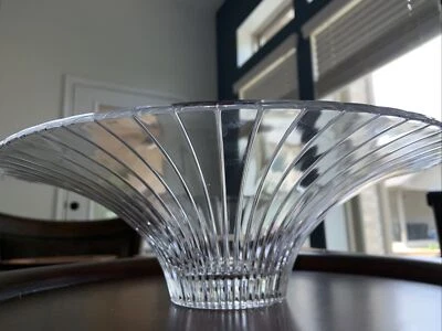 Cuenco de cristal acanalado italiano RCR vintage (siglo XX) Foto 1 de 4
