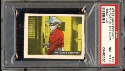 1950-60 W536-2 Lone Ranger Perforated #13 Murder In The Dark PSA 8 - Image 1 of 2