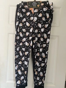 Trick Or Treat Sleep Women Pajama Pants Size L NEW - Picture 1 of 6