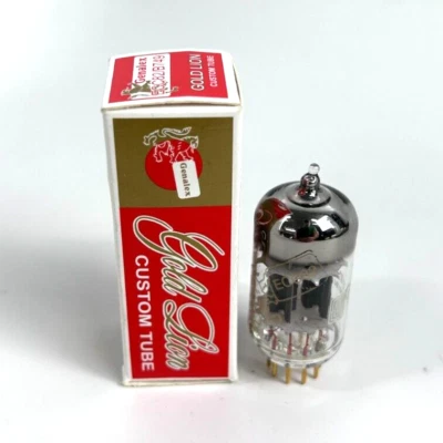 Tubo Personalizado Genalex ECC82/B749 León Dorado Nuevo de Lote Antiguo Foto 1 de 3