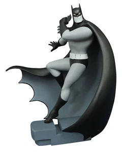 DC Gallery Batman the Animated Series Black & White Batman Figure 2016 SDCC NEW - Picture 1 of 11