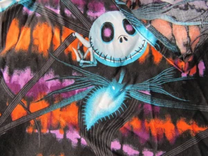 SCRUB TOP HALLOWEEN NIGHTMARE BEFORE CHRISTMAS SIZE 2 XL Disney Label - Picture 1 of 4