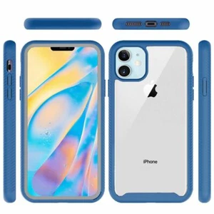 Custodia per iPhone 13 6.1" See-Thru Impact Fusion Protector Cover+Prytool - Foto 1 di 13