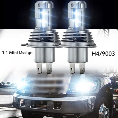 Faro LED H4 9003 6000K bombillas haz alto/bajo para Hino 145 165 185 258 268 338 Foto 1 de 4