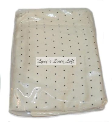 RALPH LAUREN Port Palace Small Black Dot STANDARD PILLOWCASES RARE - Image 1 of 3