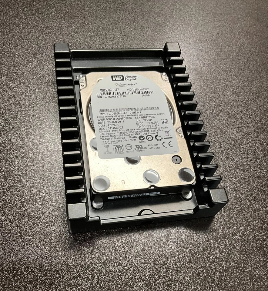Western Digital VelociRaptor 500GB 10000RPM SATA | WD5000HHTZ - Image 1 of 1