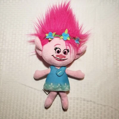 Muñeca de peluche Dreamworks Hasbro Trolls POPPY 2015 parlante 14 pulgadas funciona Foto 1 de 4