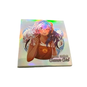 Rubor Kawaii Gamer Girl Compacto Holográfico Anime Maquillaje Coleccionista Regalo Raro - Imagen 1 de 3