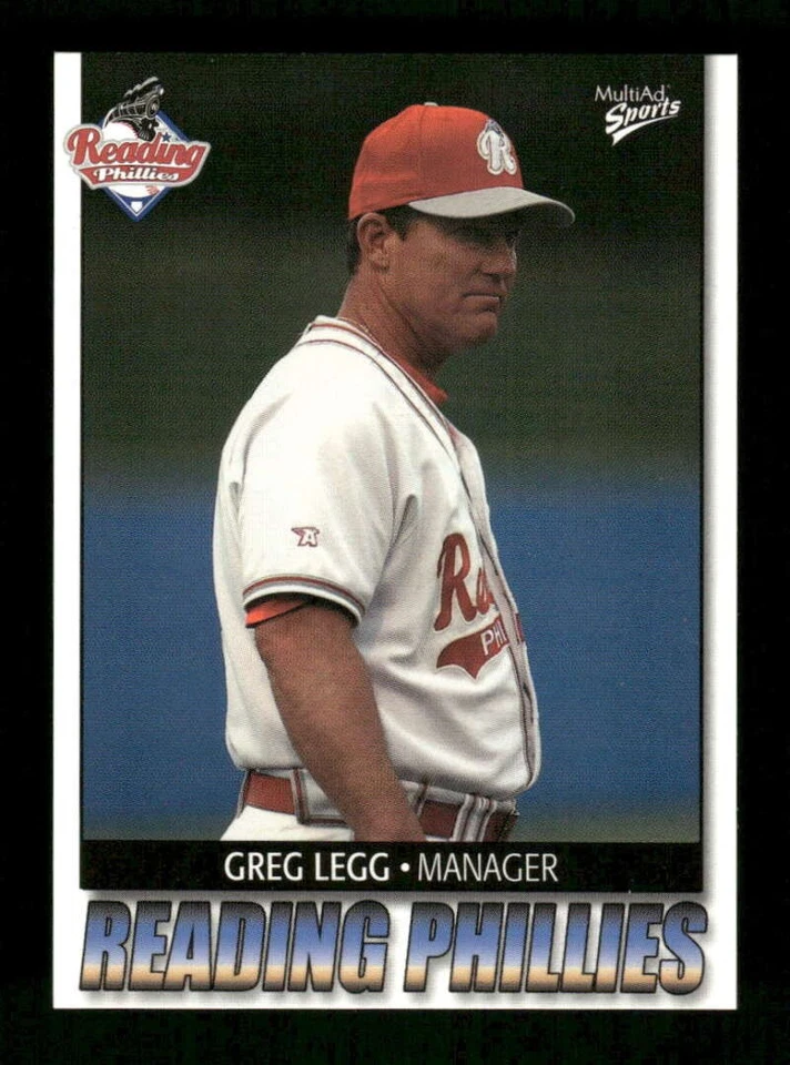 2004 Multi-ad Reading Phillies  25 Greg Legg MGR BXCP23 - Image 1 of 2